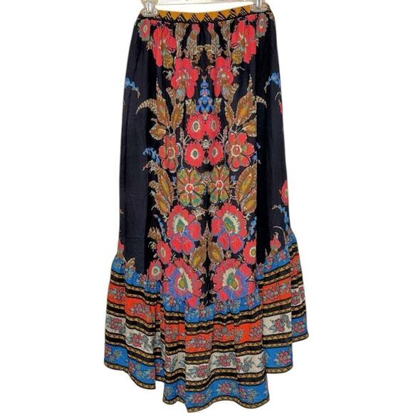 New Women’s Flying Tomato Plus Size Black Floral Skirt Maxi 1X 2X 3X - Picture 4 of 8